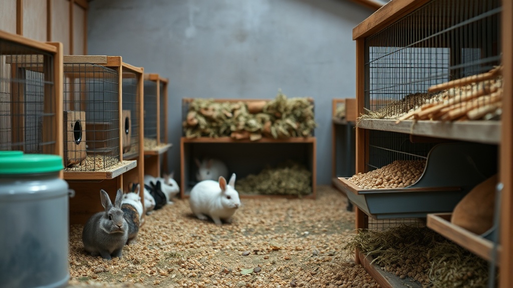Domestic rabbit care — hutches, hay, pellets, grooming. warranties, returns, and buyer protection