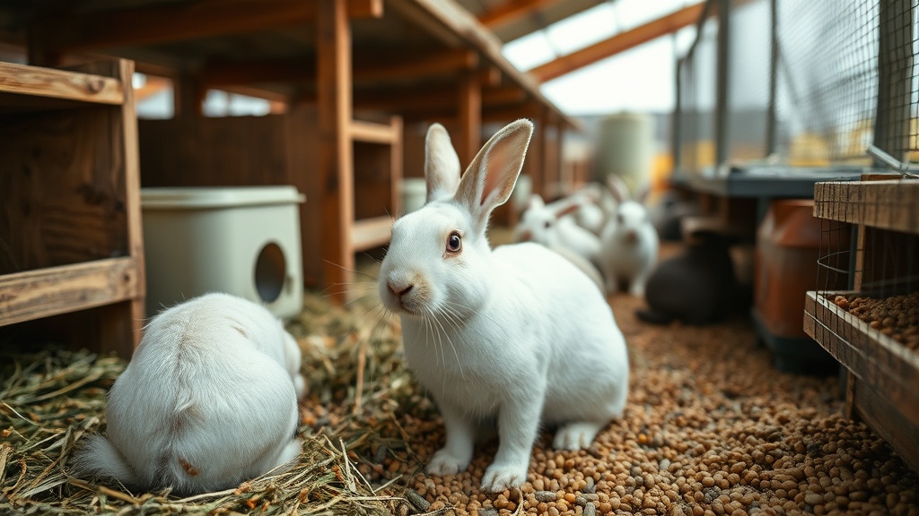 Domestic rabbit care — hutches, hay, pellets, grooming. troubleshooting when things go wrong