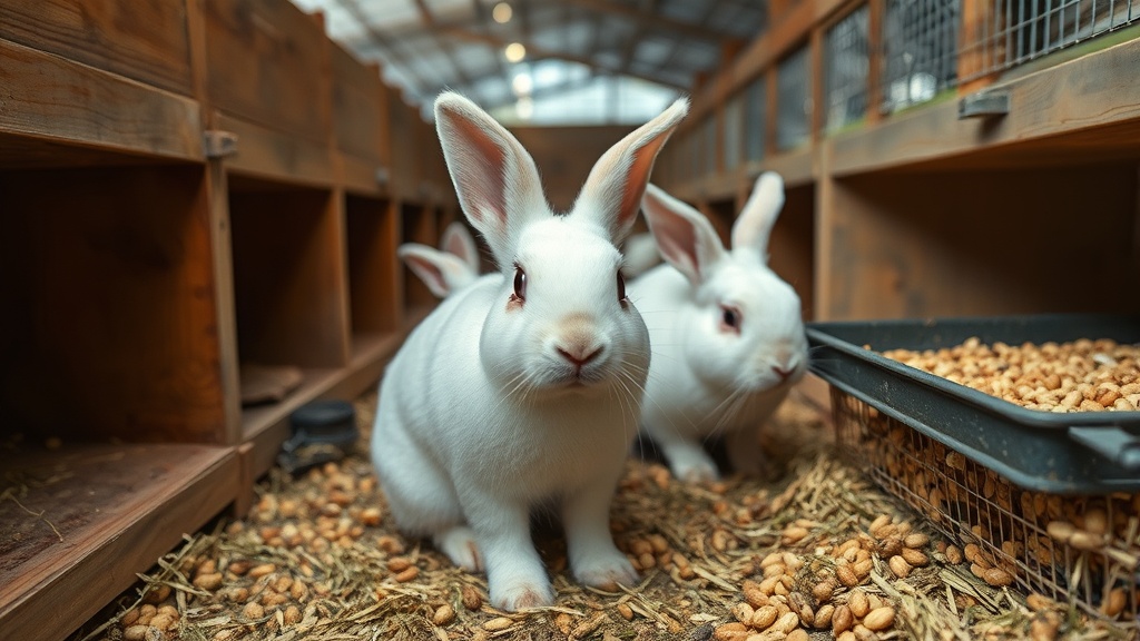 Domestic rabbit care — hutches, hay, pellets, grooming. maintenance — make gear last longer