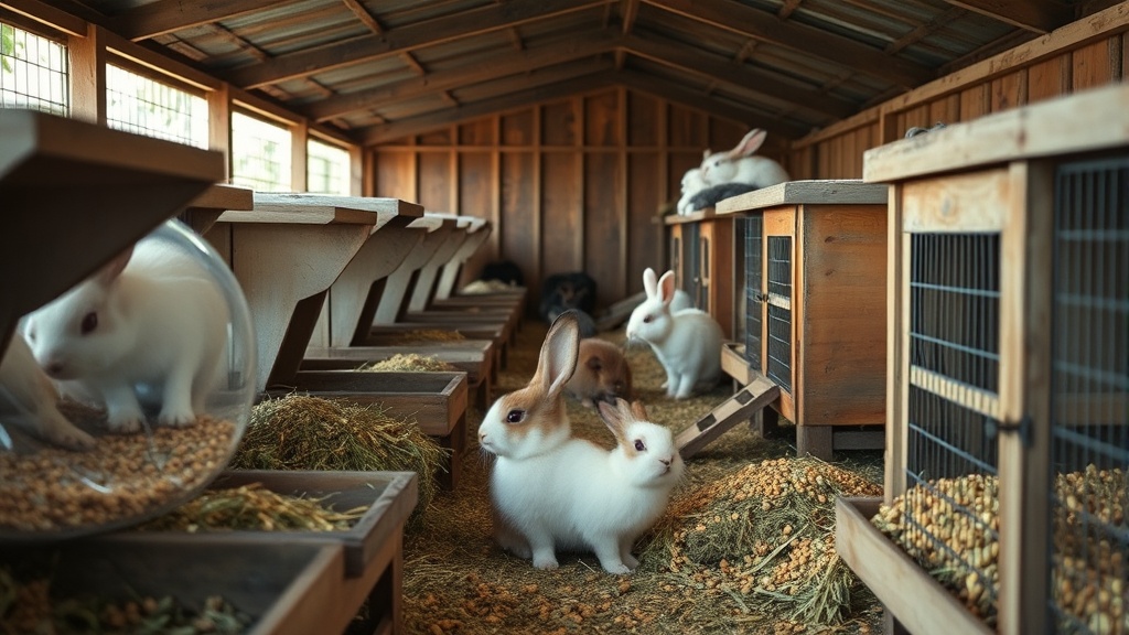 Domestic rabbit care — hutches, hay, pellets, grooming. accessories worth buying vs skip