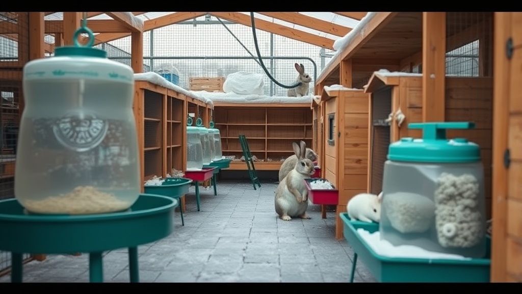 Automatic rabbit waterers that don't freeze in winter